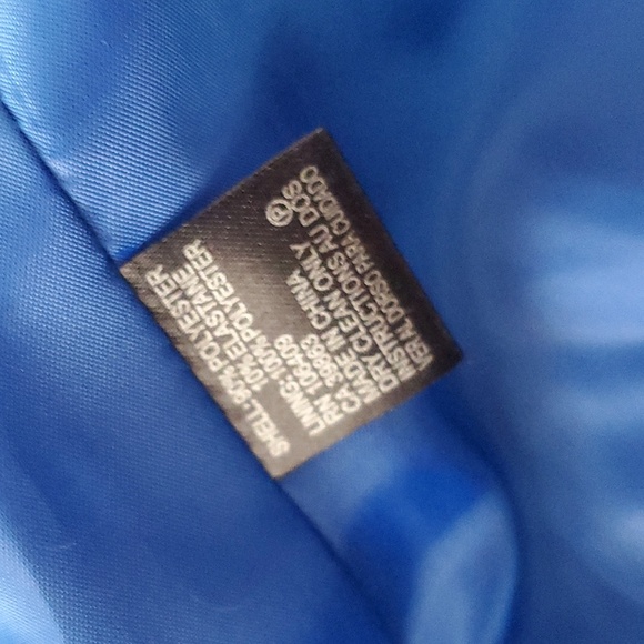 TAHARI Arthur S. Levine Blue Faux Suede Blazer Jacket Womens Size 10P - Picture 6 of 8